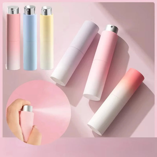 8ml Perfume Glass Bottle Refillable Perfume Bottling Atomizer Travel Aluminum Spray Atomizer Portable Mini Liquid Container