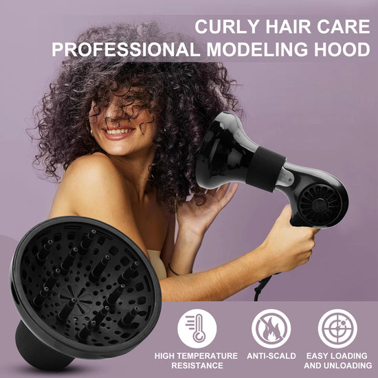 Barbershop Hairdryer Diffuser Cover Temperature Resistant Silica Hairdressing Curly Styling Hair Care Salon